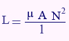 فرمول محاسبه اندوکتانس سیم پیچ