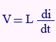 فرمول محاسبه ولتاژ القا شده در هر سیم پیچ